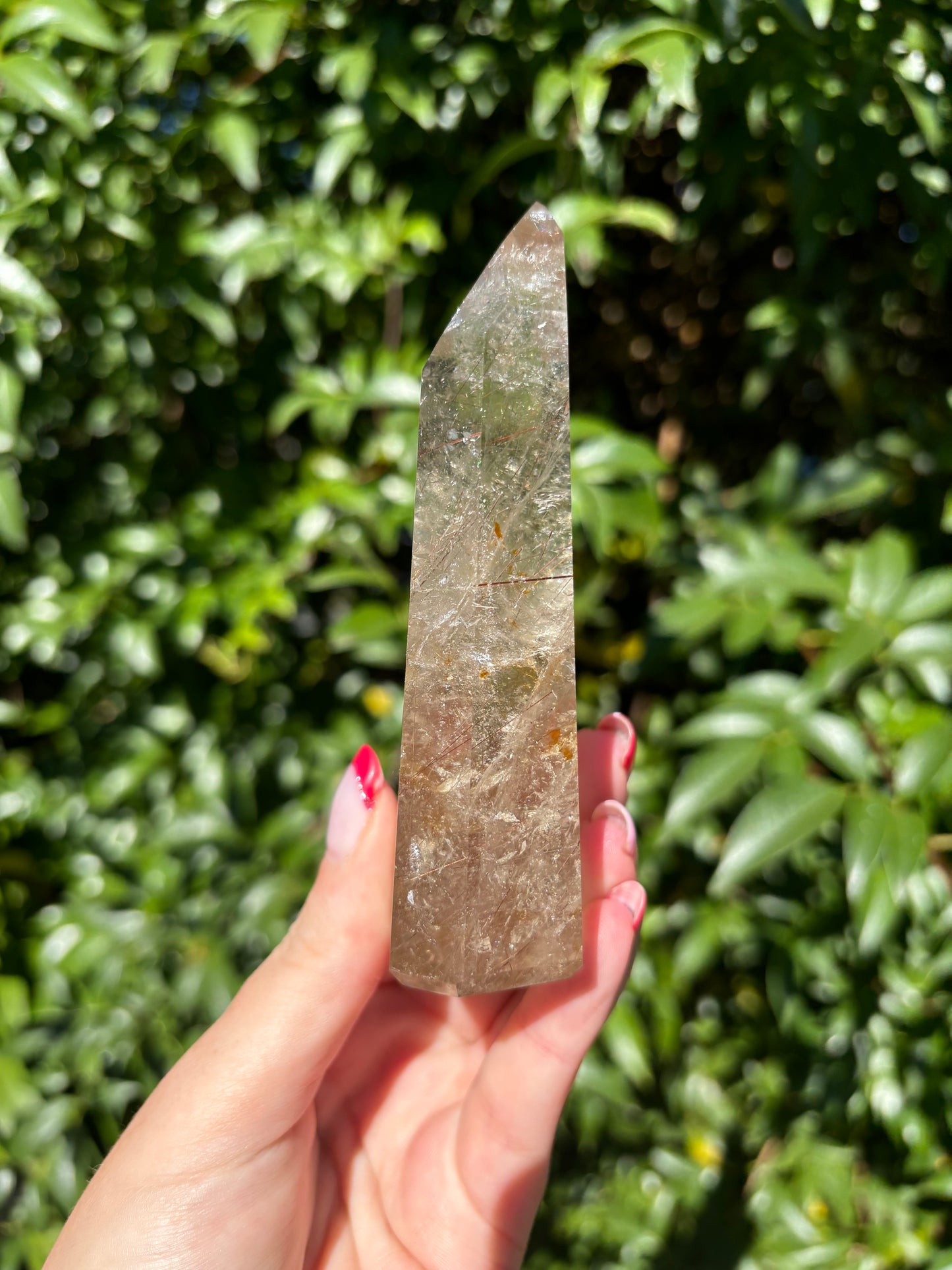 Rutilated Quartz Point E