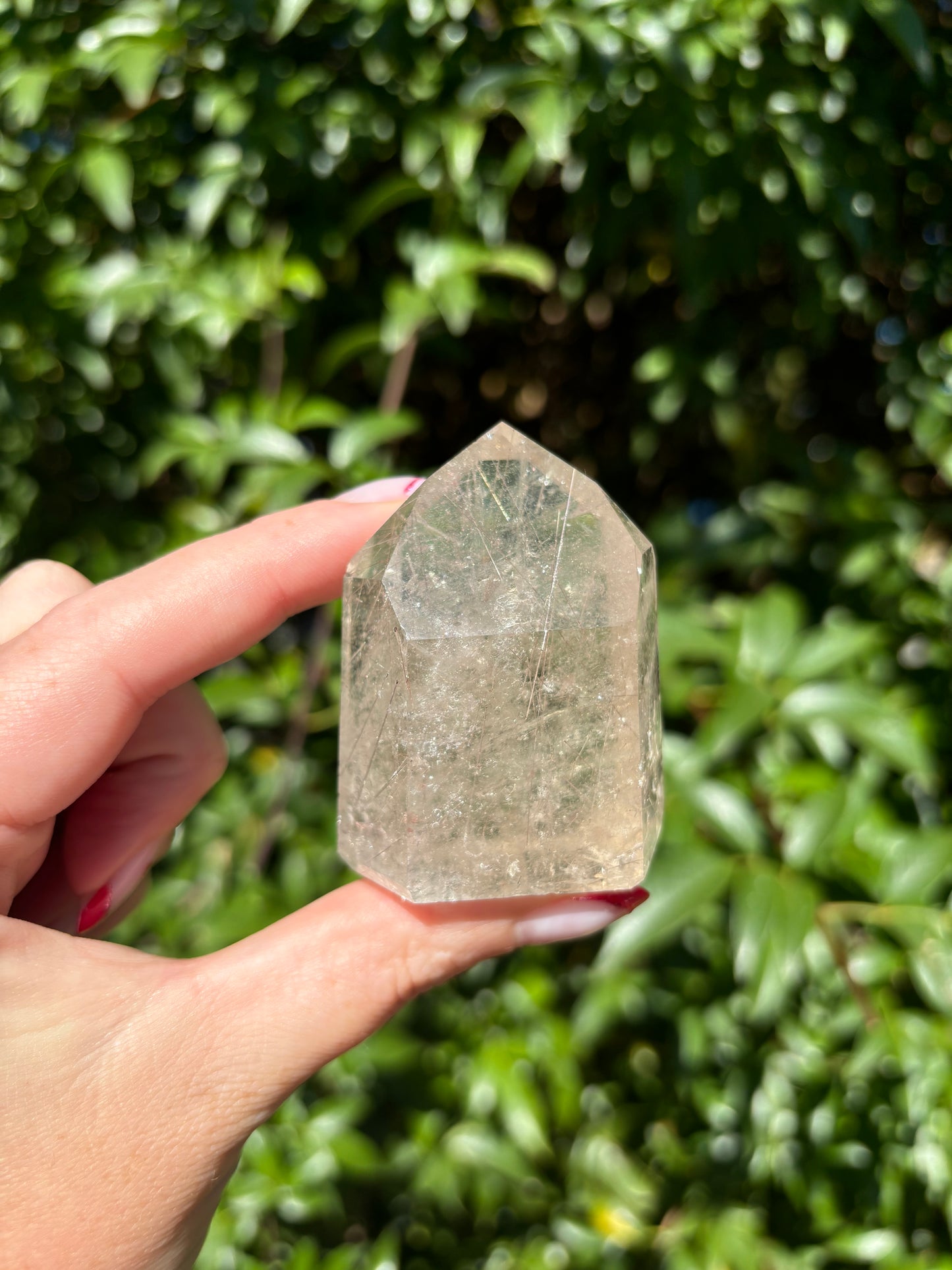 Rutilated Quartz Point H