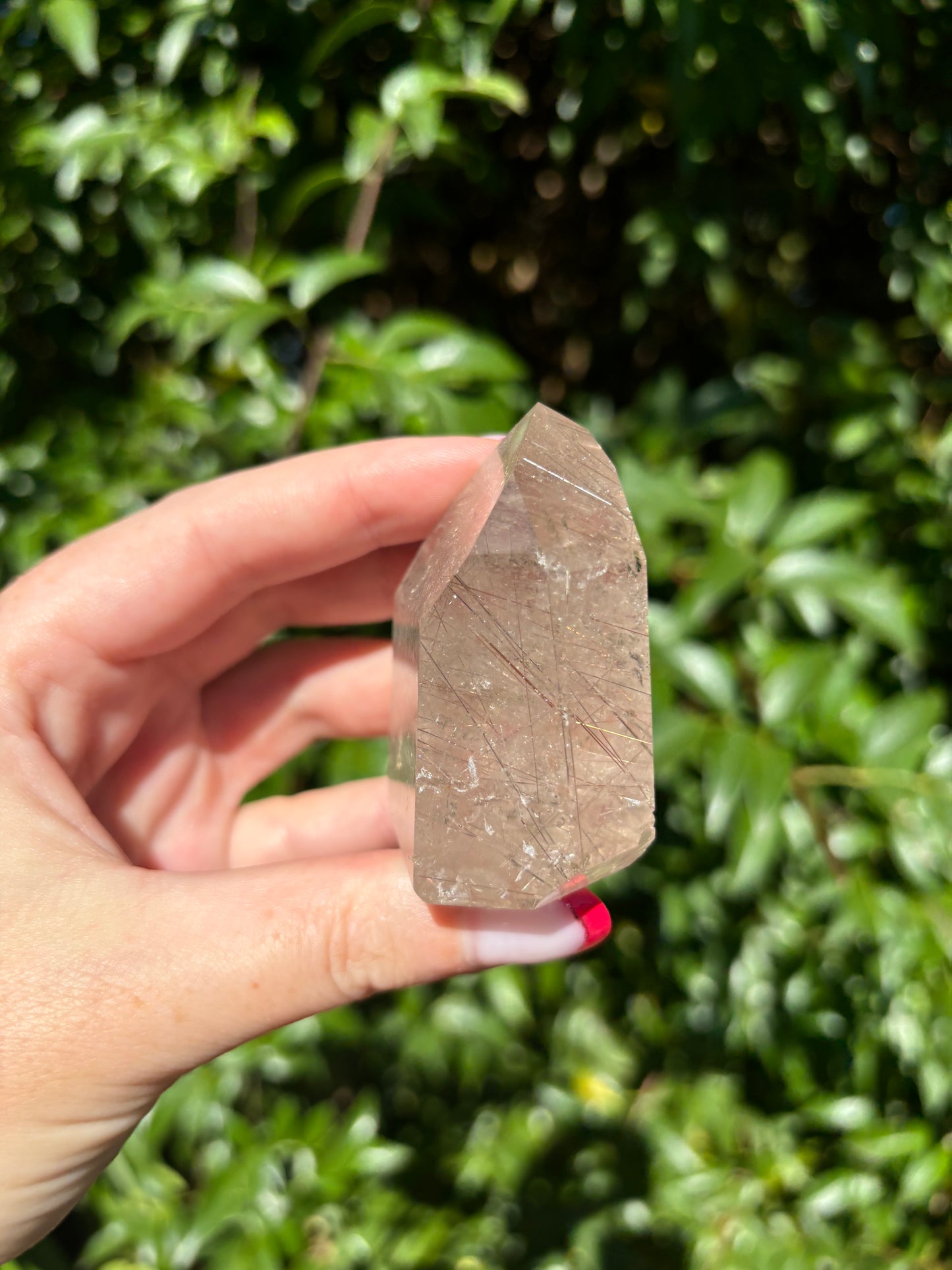 Rutilated Quartz Point H