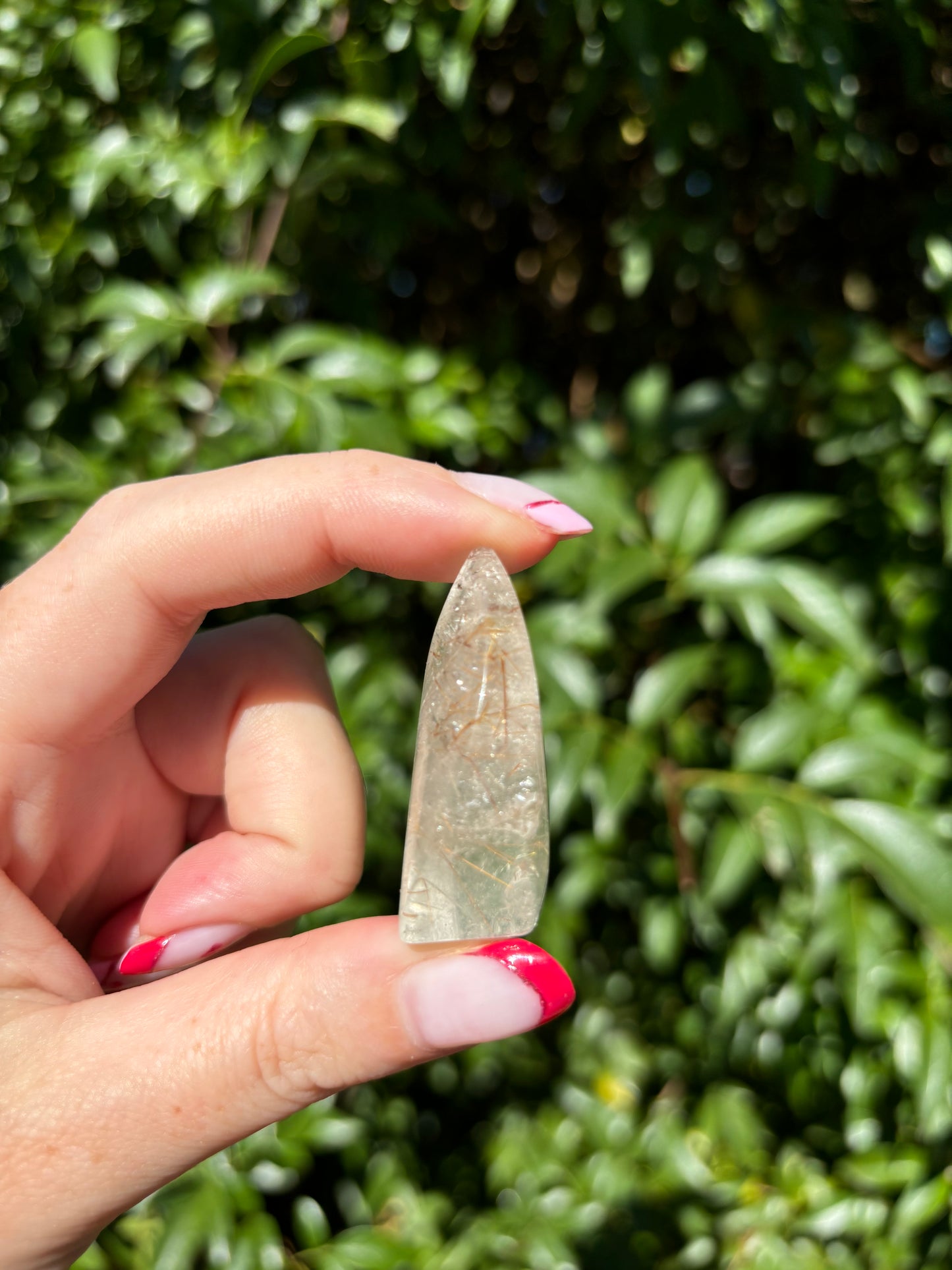 Rutilated Quartz Mini Flame A