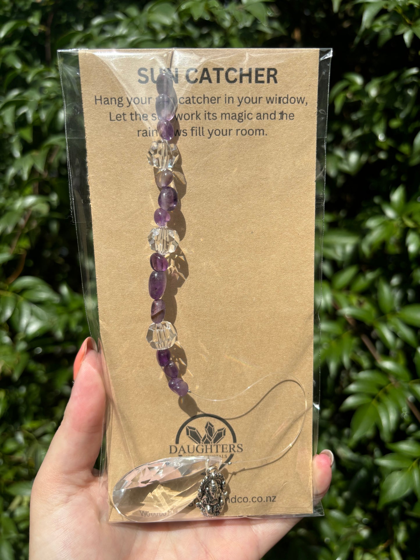 Amethyst | Tear Drop Sun Catcher