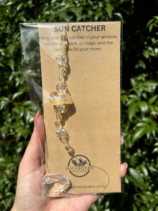 Citrine | Heart Sun Catcher