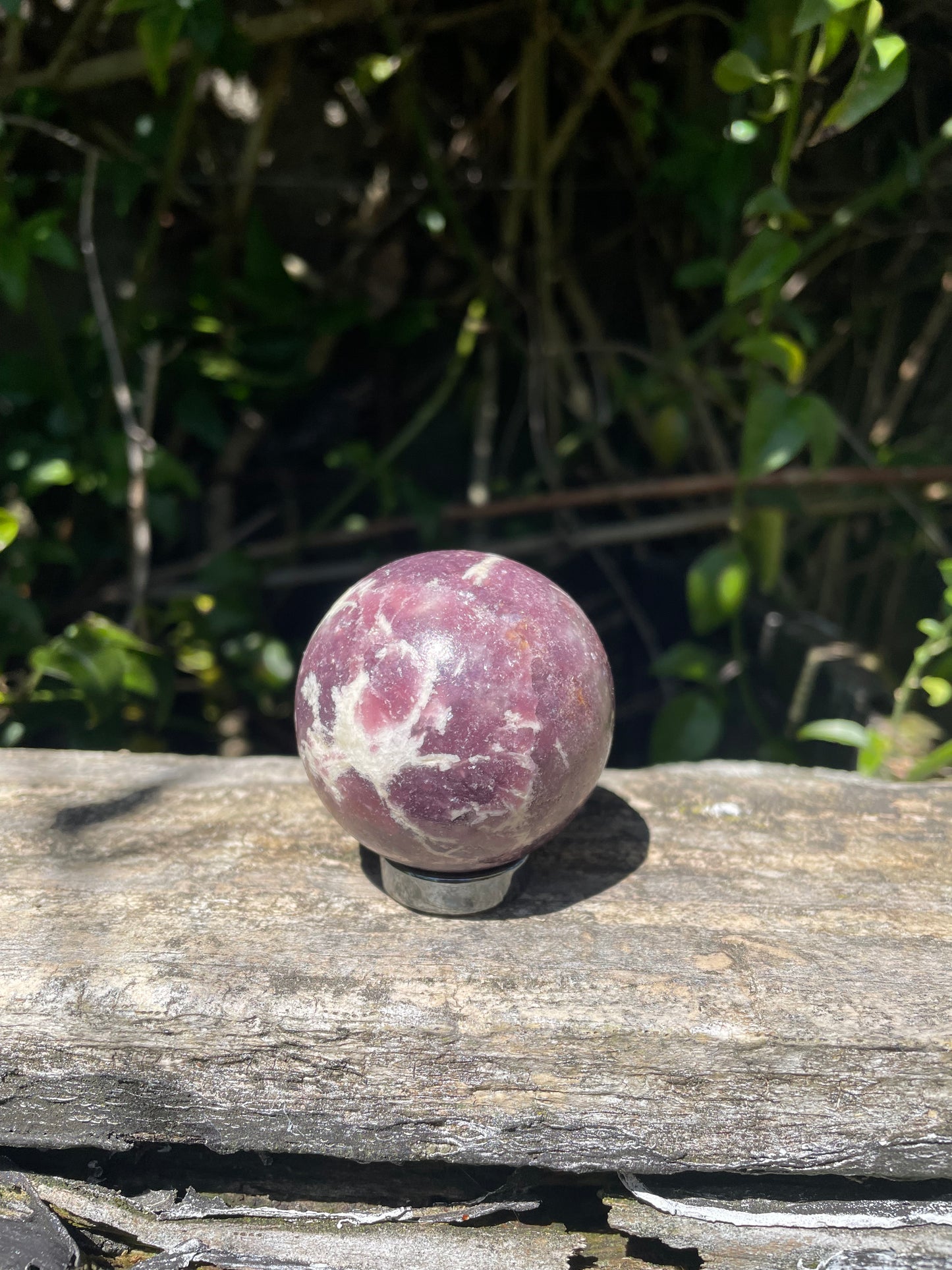 Lepidolite Sphere A