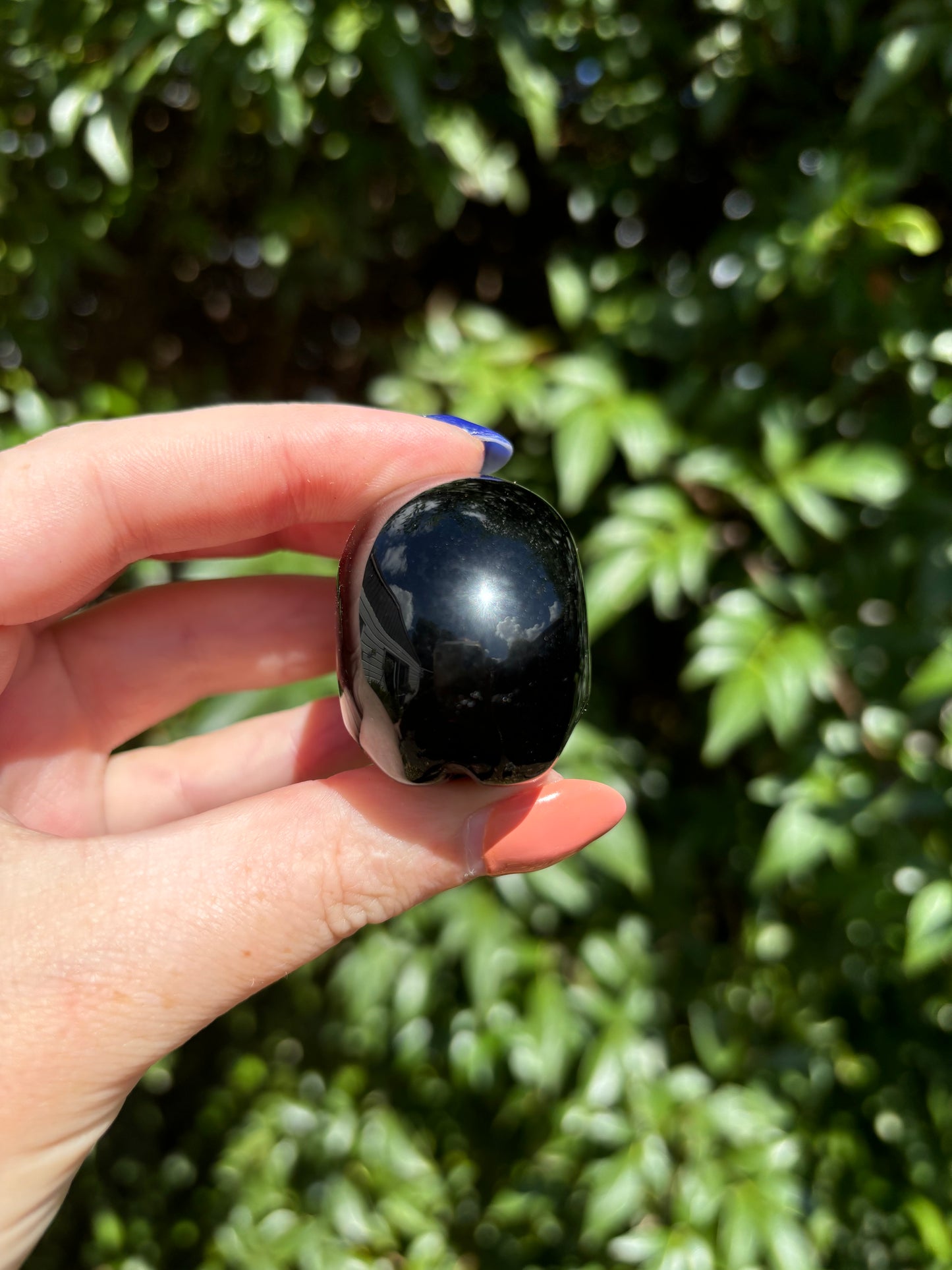 Black Obsidian Large Skull