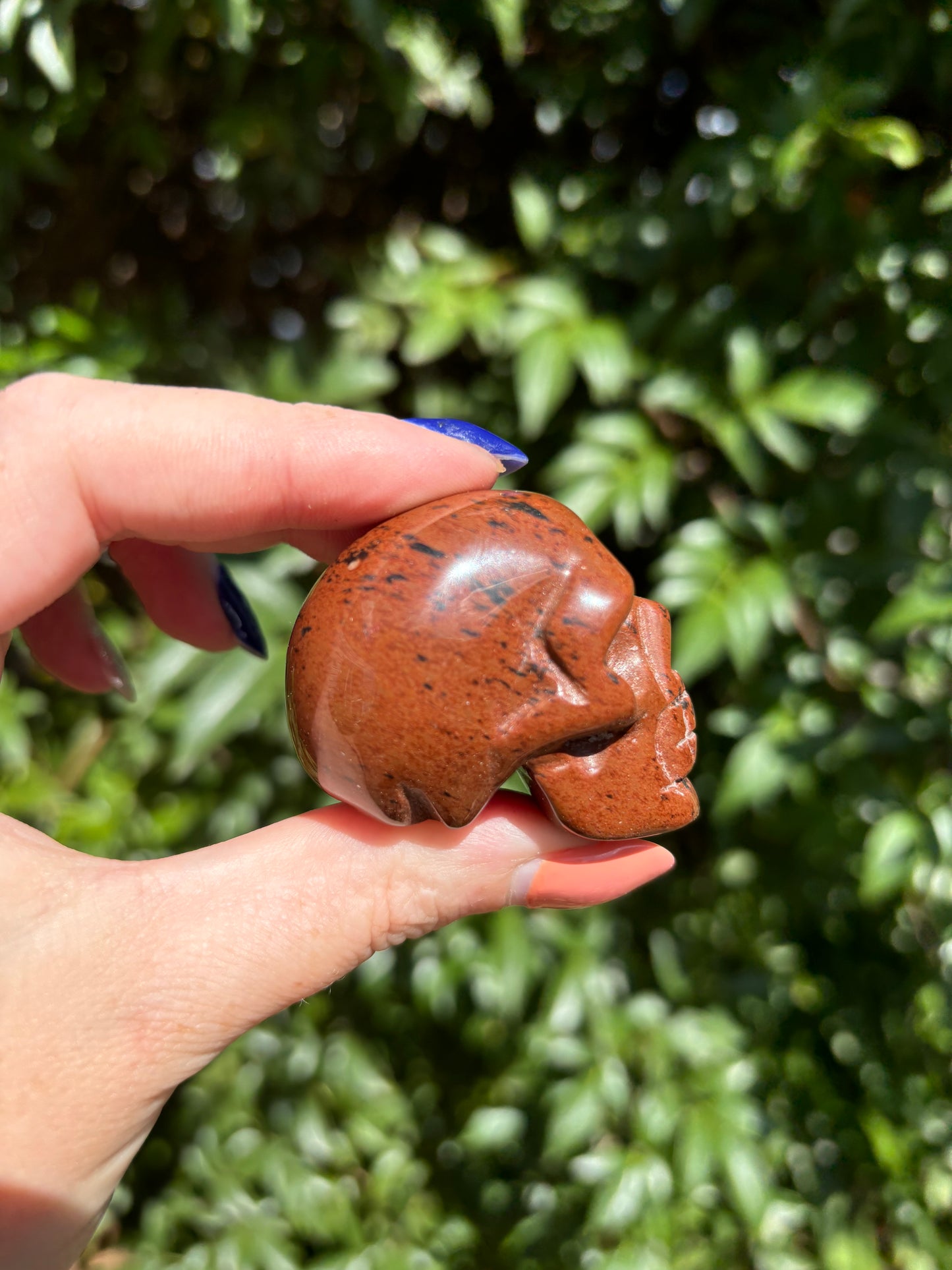 Mahogany Obsidian Large Skull