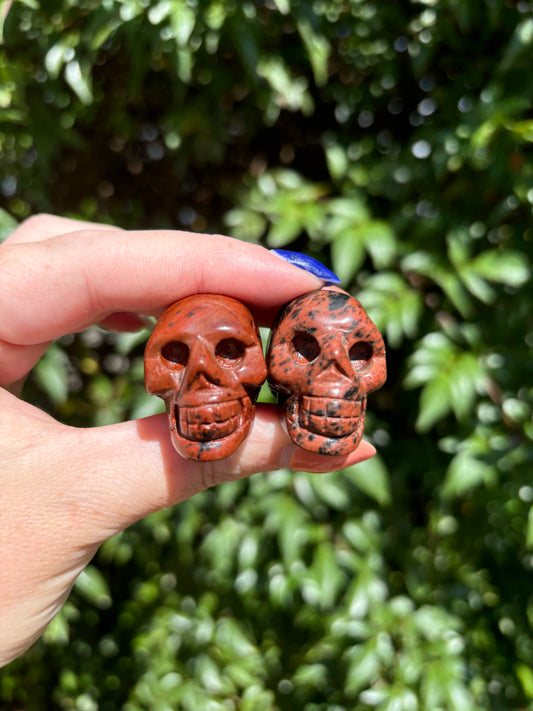 Mahogany Obsidian Medium Skull