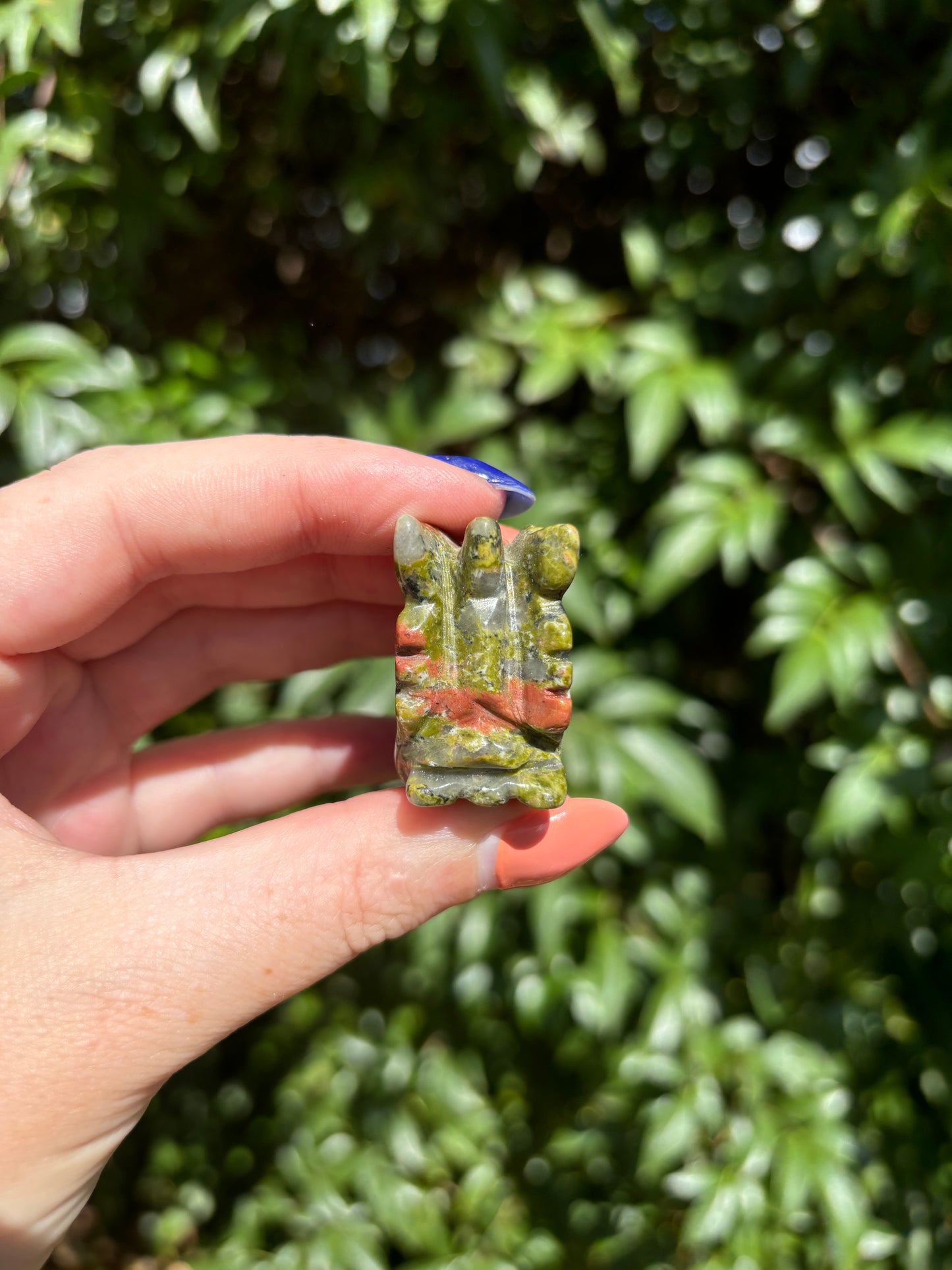 Unakite Dragon Head Skull