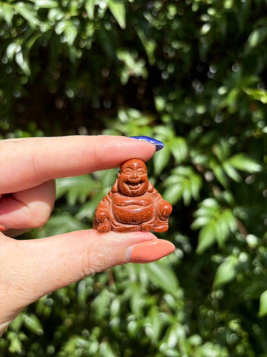 Goldstone Buddha Small