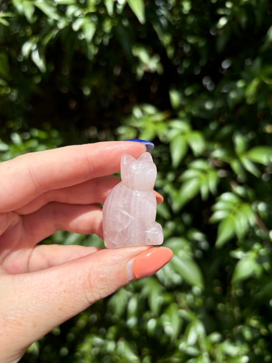 Rose Quartz Large Cat