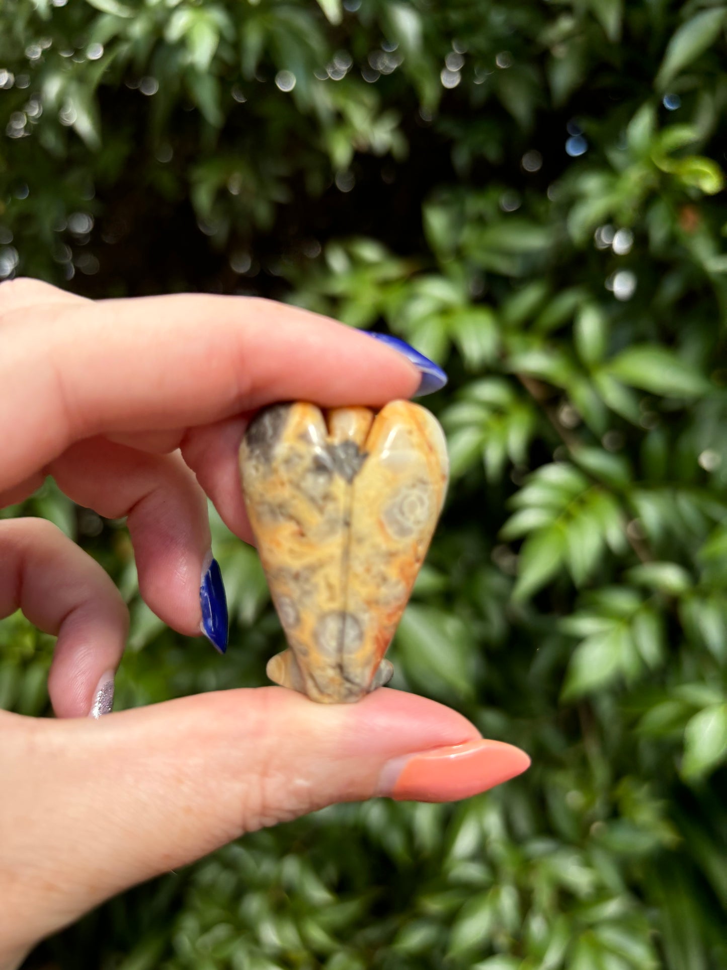 Crazy Lace Agate Angel Medium