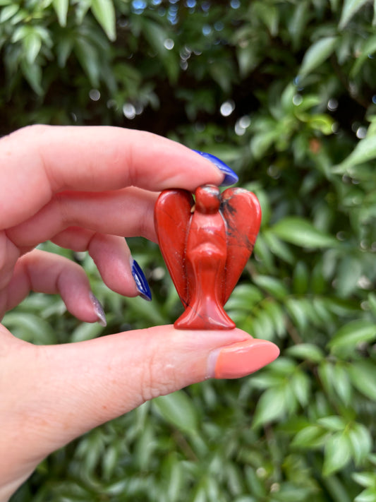 Red Jasper Angel Medium