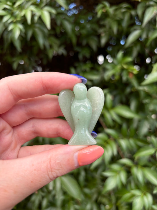 Green Aventurine Angel Medium