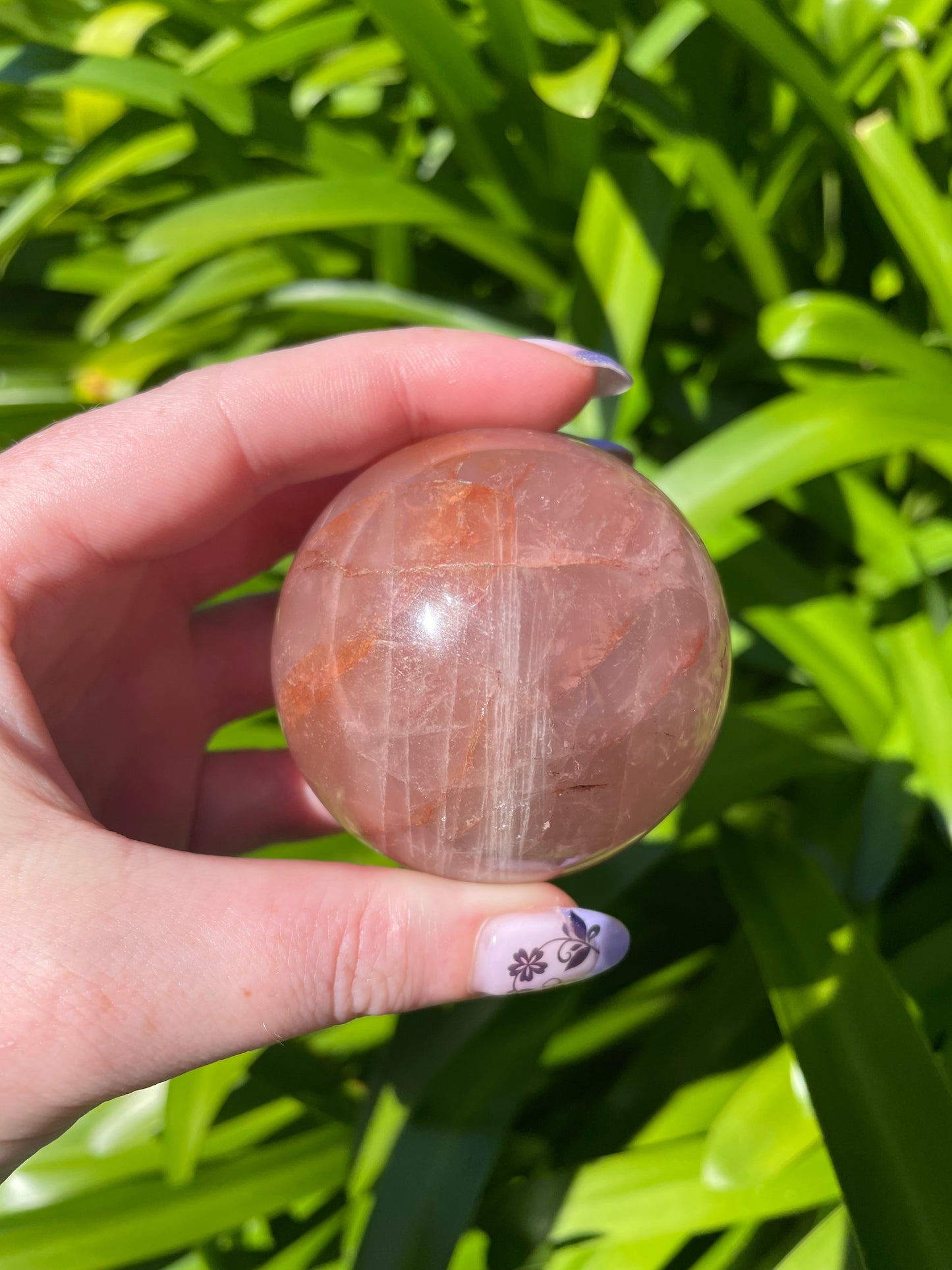 Fire Quartz Sphere B