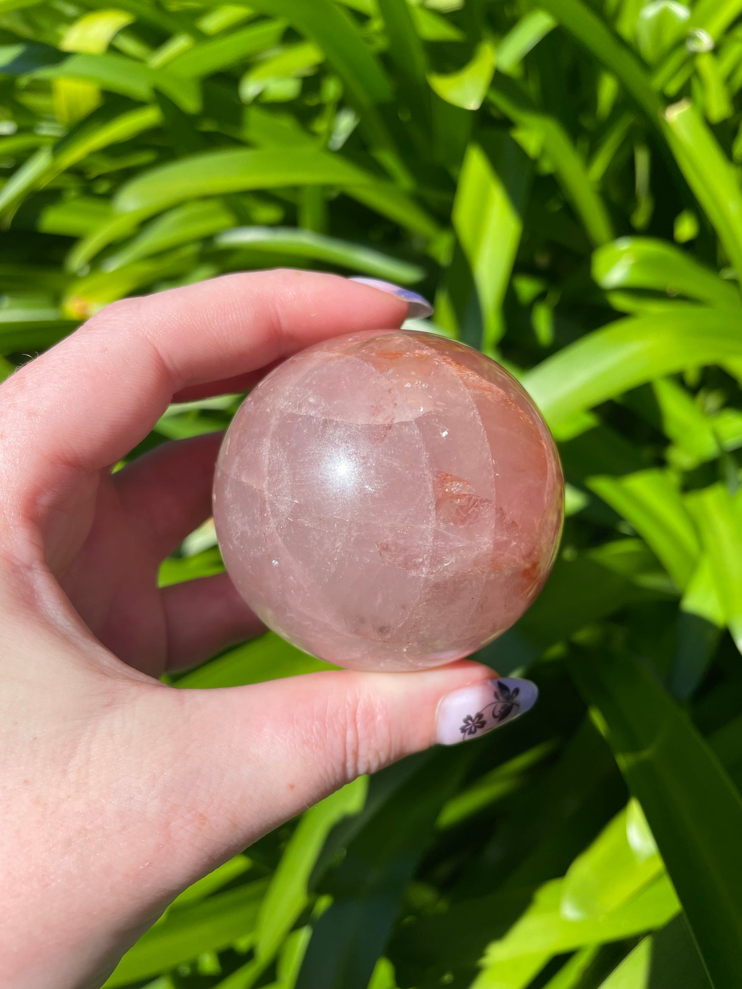 Fire Quartz Sphere B