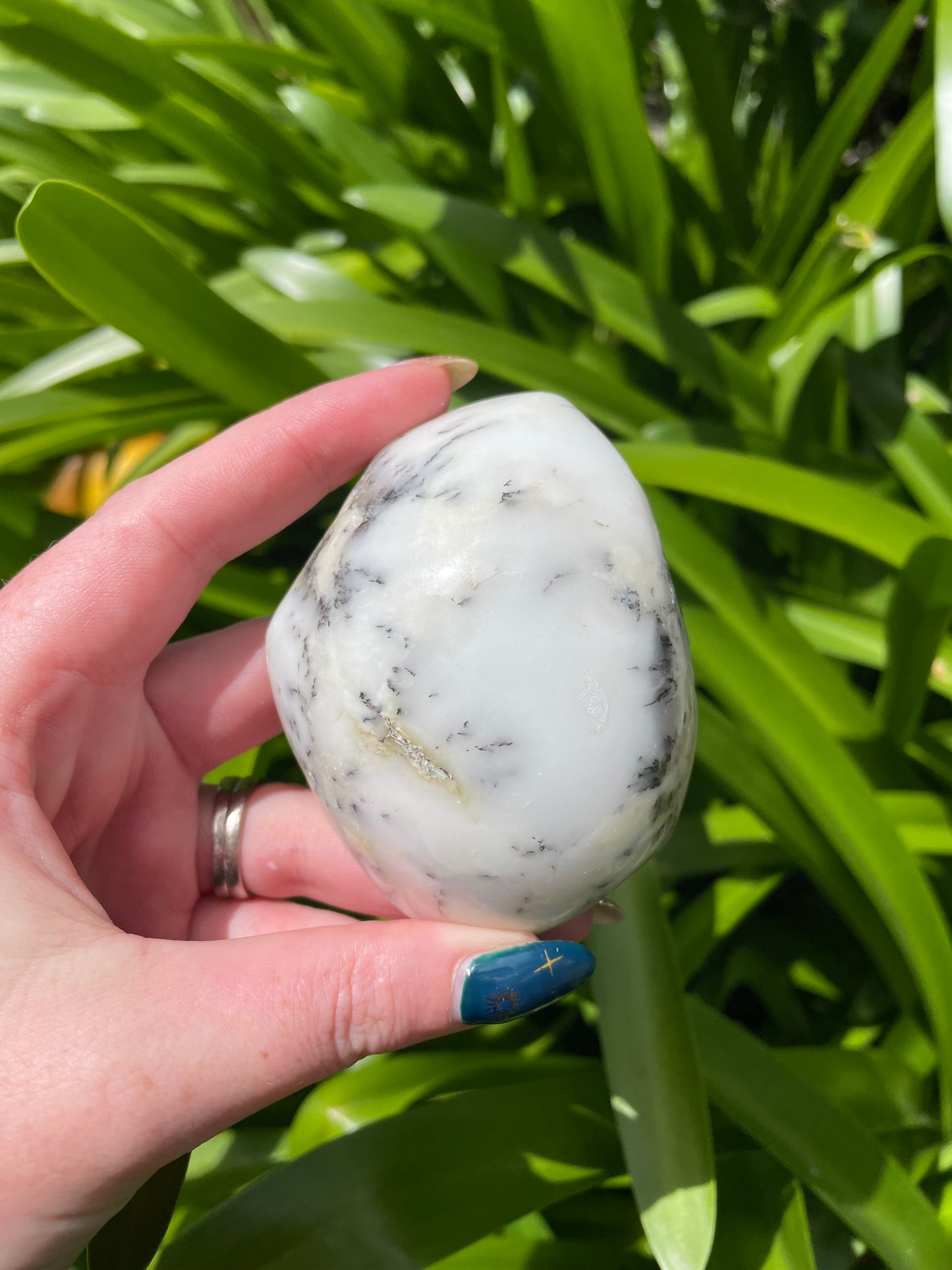 Dendritic Agate Semi Polished Piece A