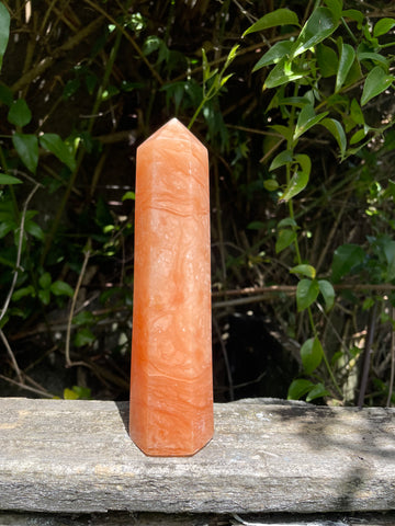 Orange Calcite Large Point B