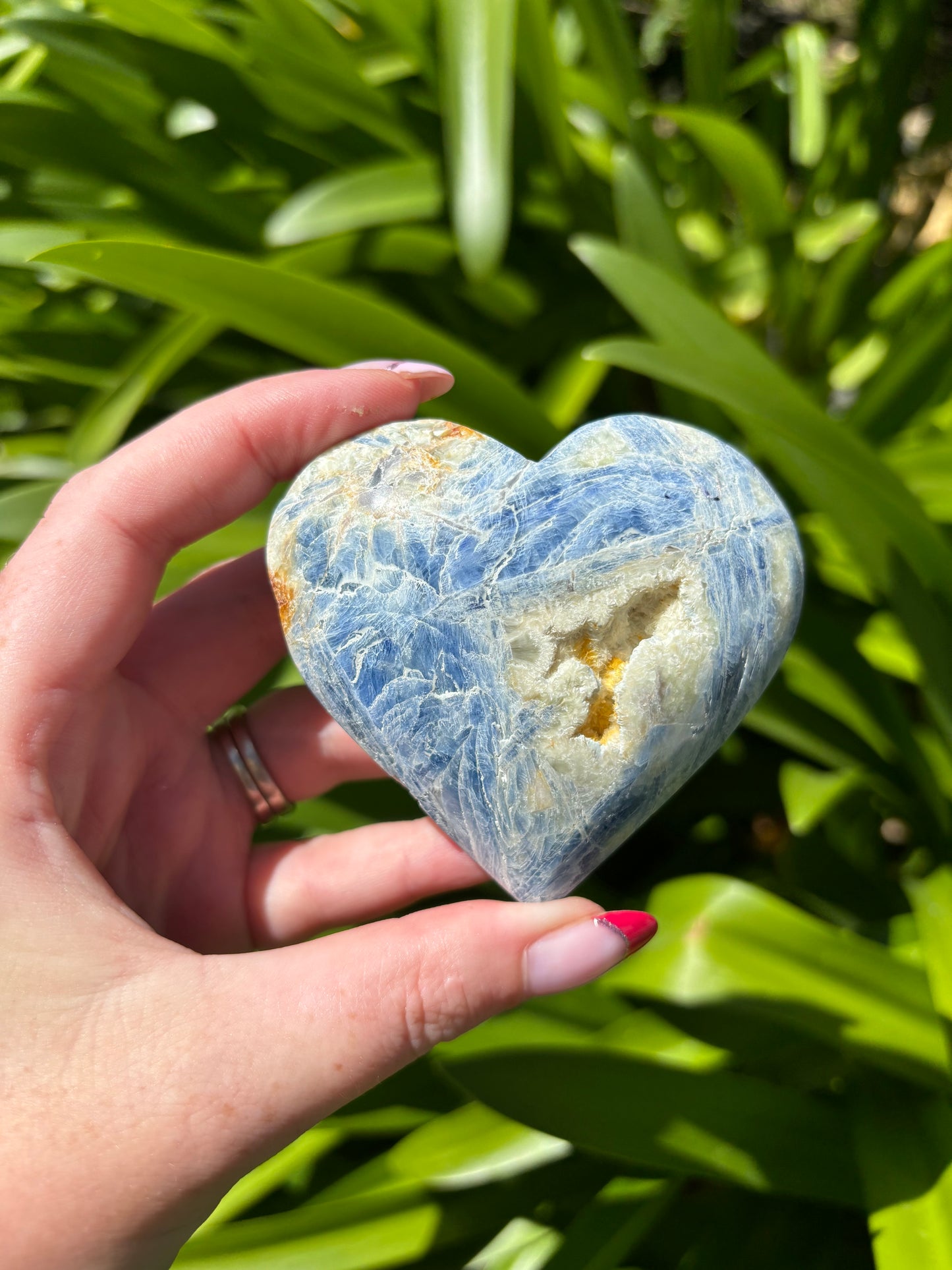 Blue Kyanite Heart B