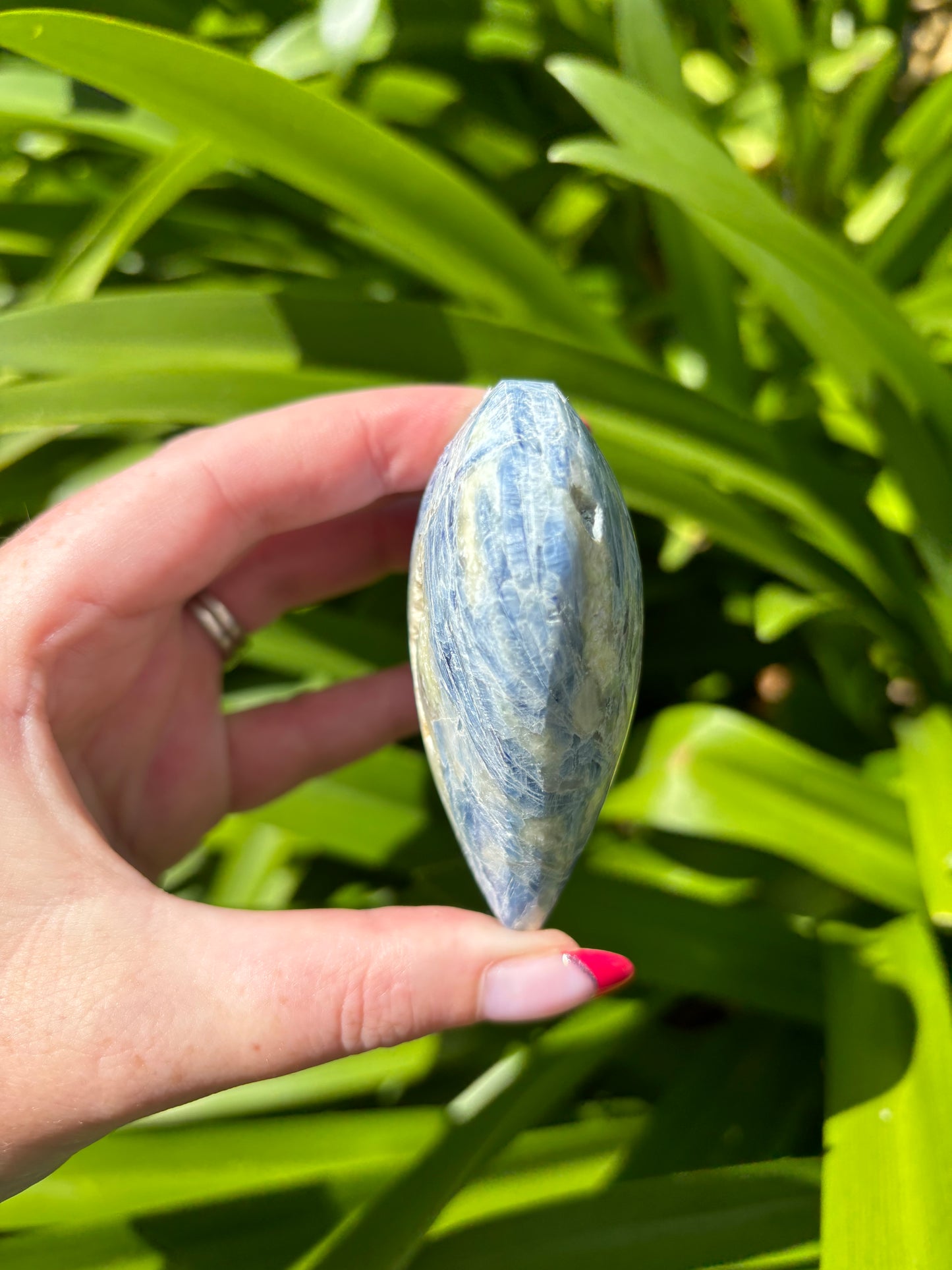 Blue Kyanite Heart B