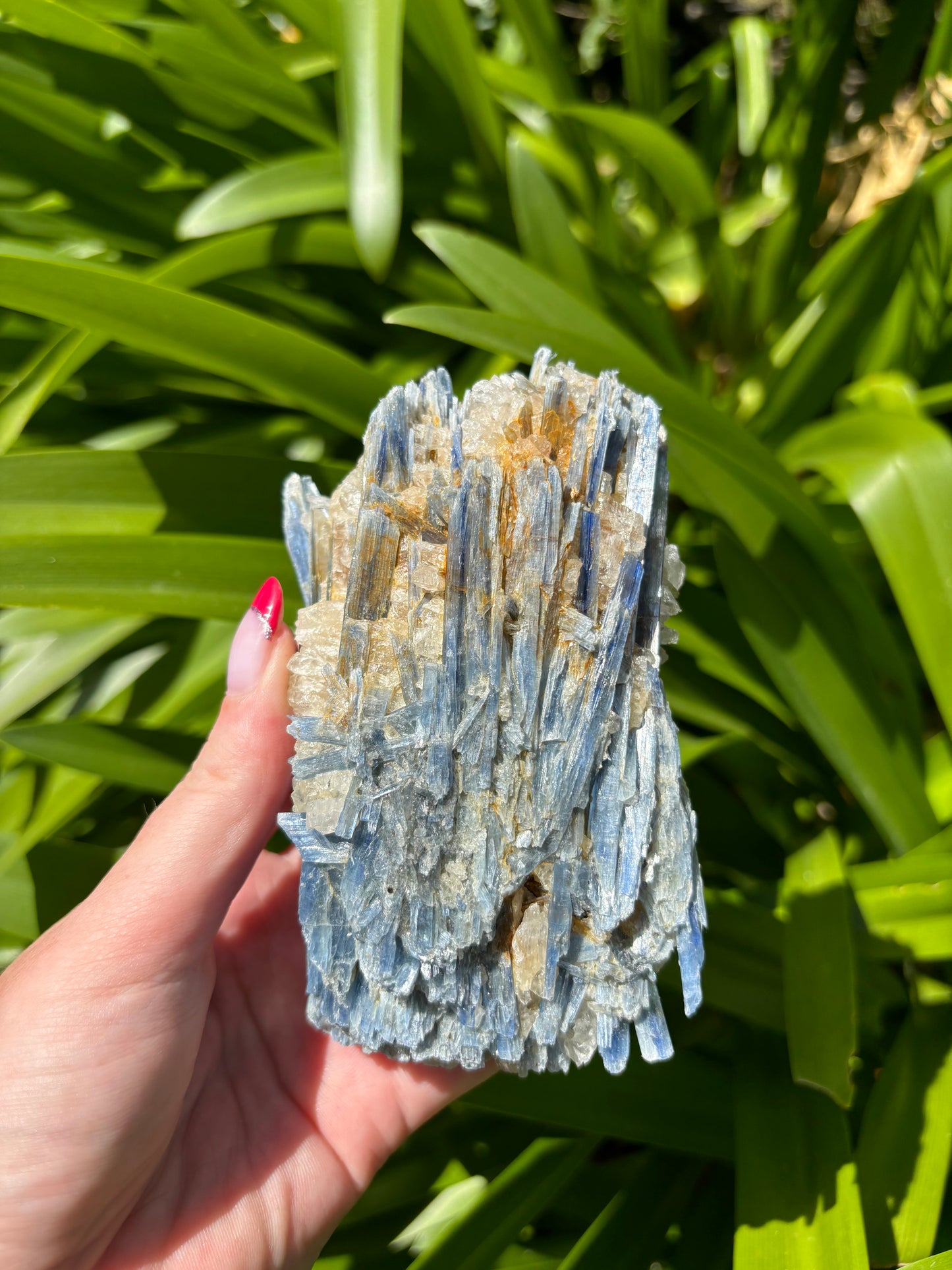 Blue Kyanite & Quartz Piece i