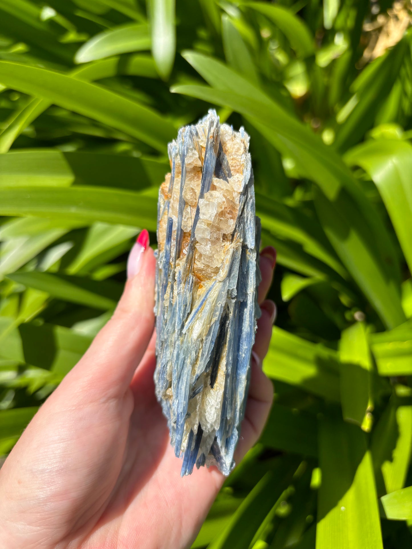 Blue Kyanite & Quartz Piece i