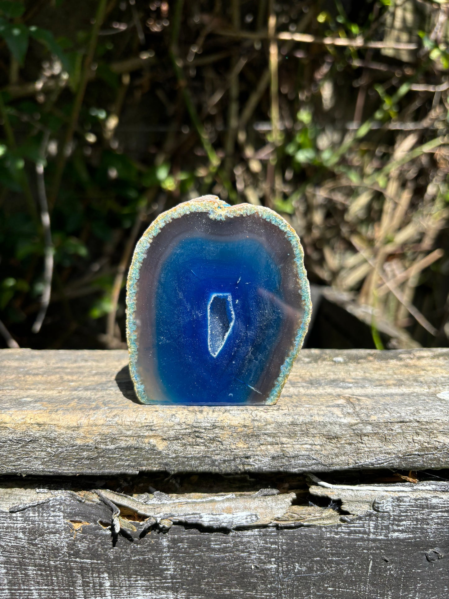 Blue Agate Geode M