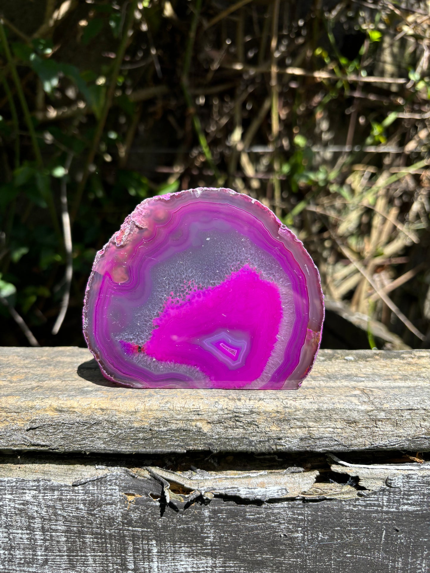 Pink Agate Geode B