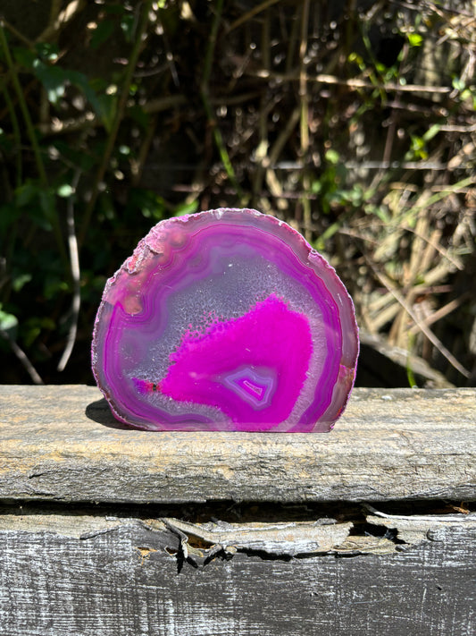 Pink Agate Geode B