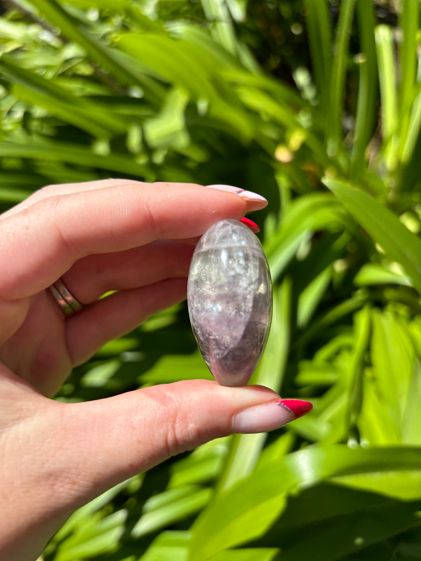 Rainbow Fluorite Heart