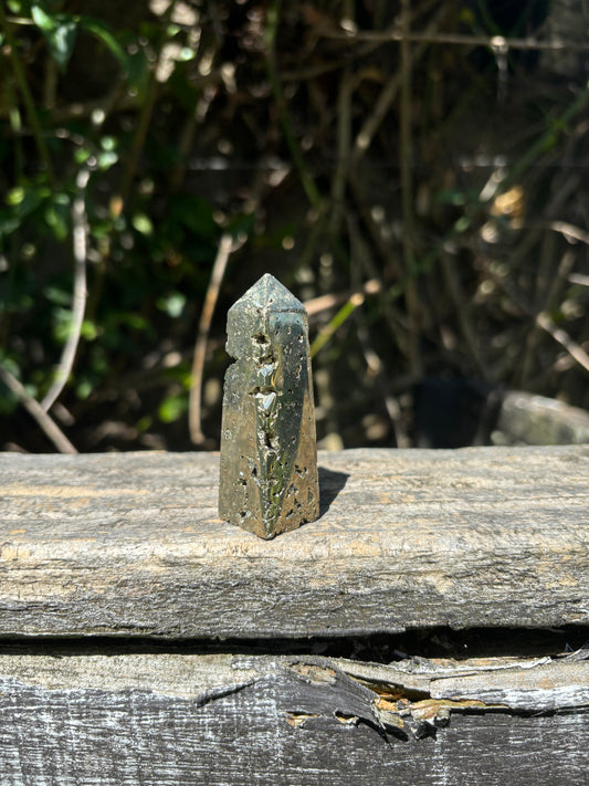 Druzy Pyrite Point C