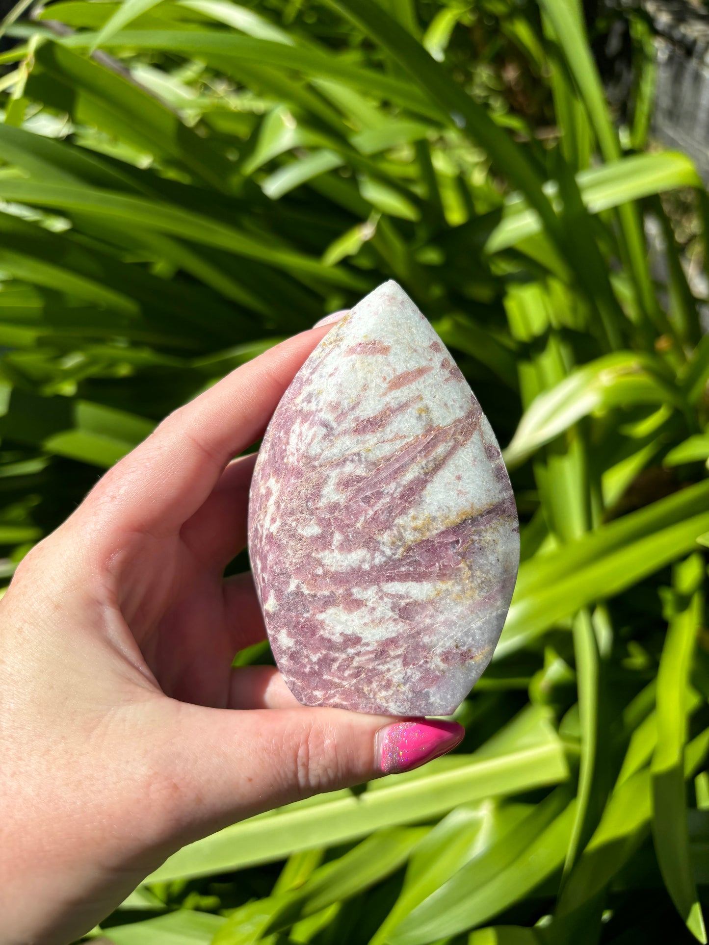 Pink Tourmaline Flame