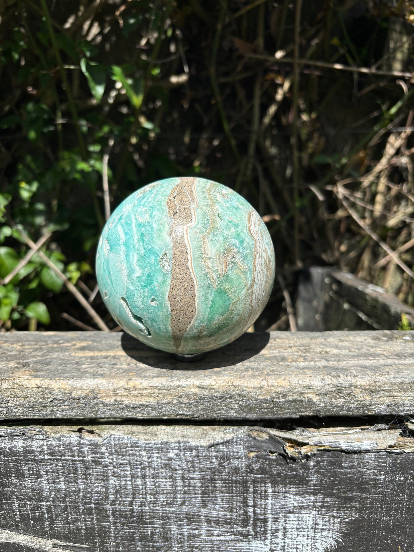 Blue Aragonite XLarge Sphere A 1.4kgs