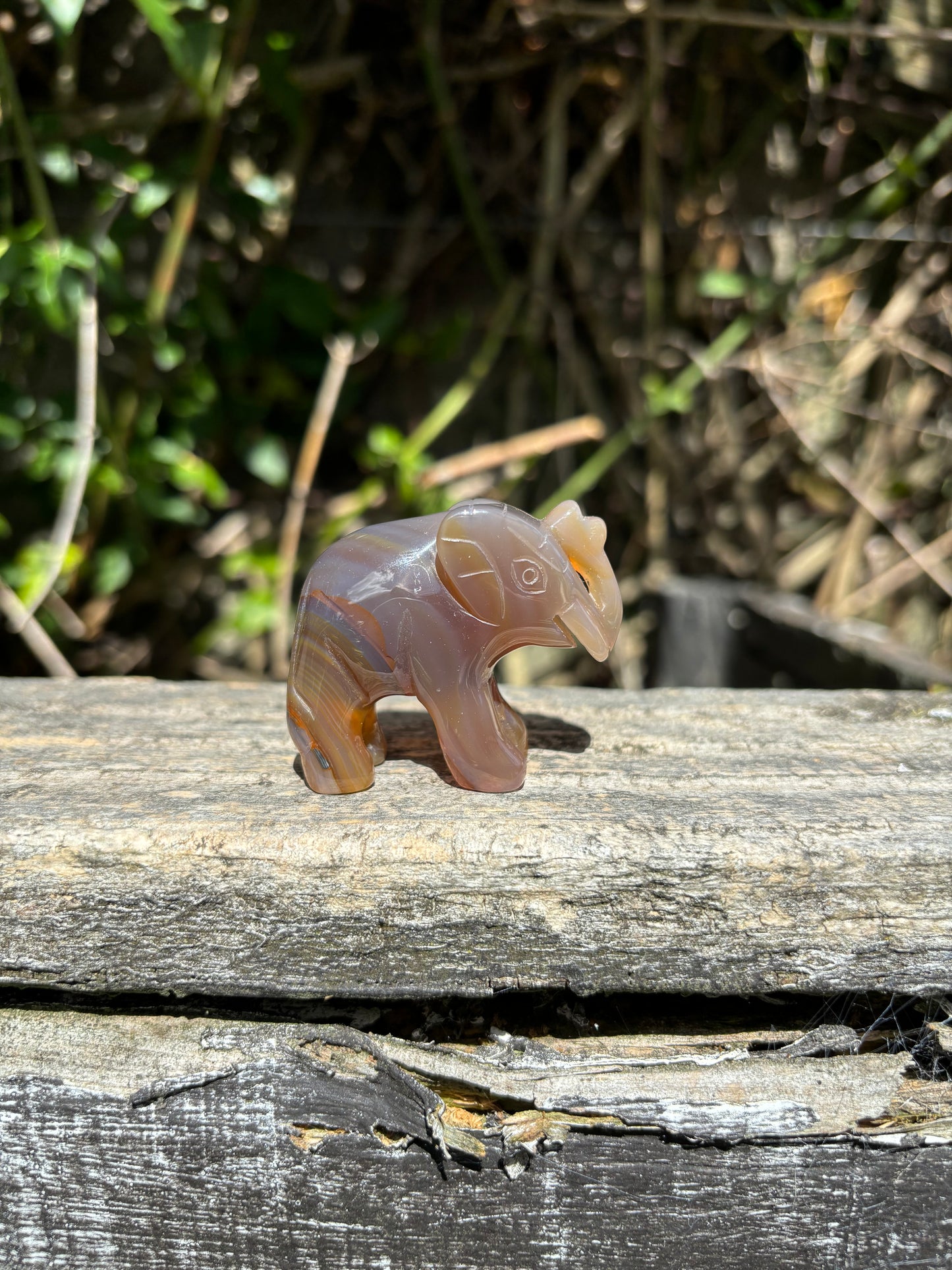 Agate Elephant Small