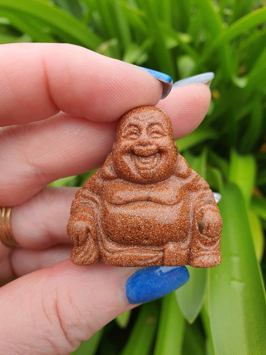 Goldstone Buddha Small