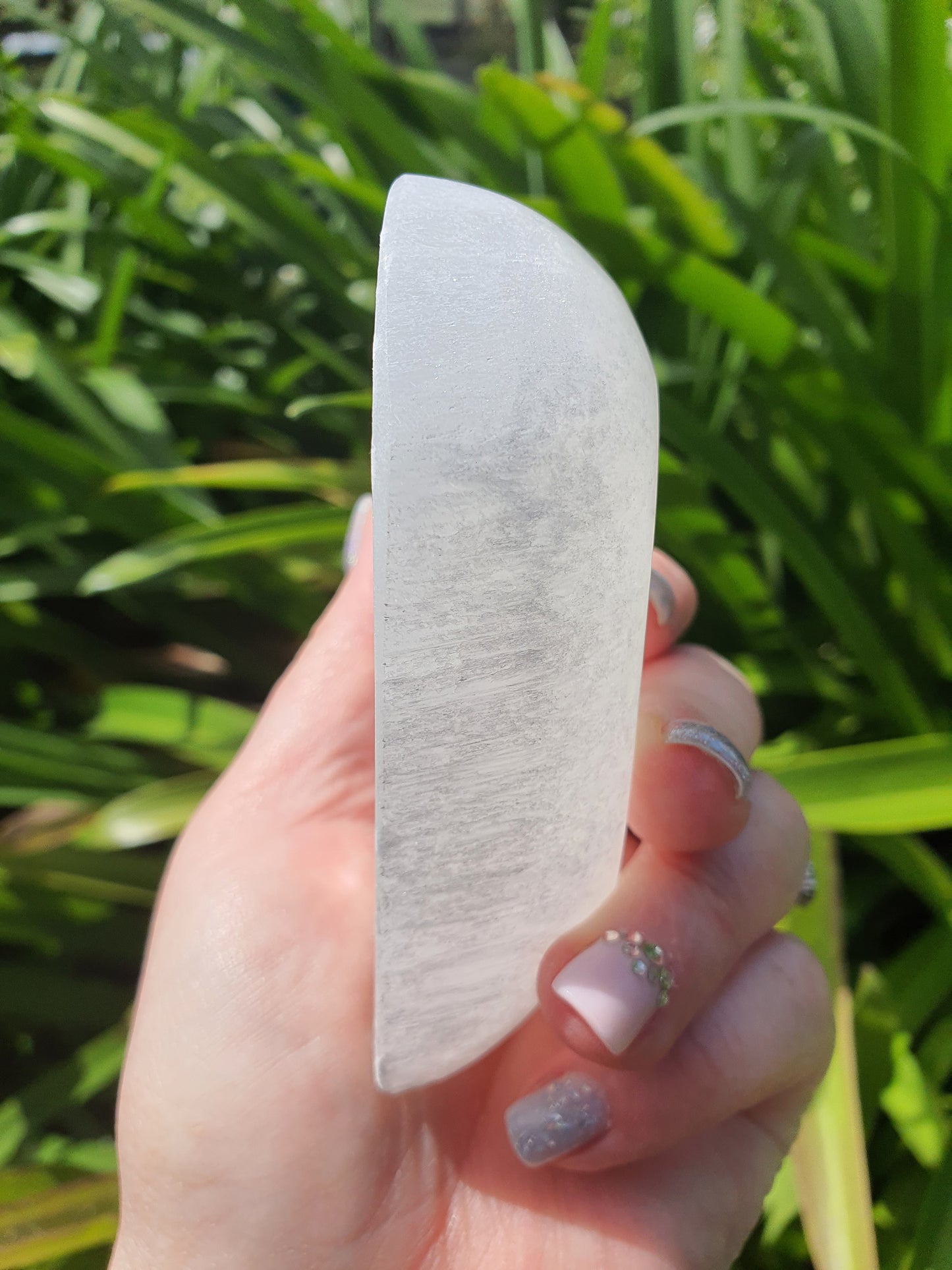 Selenite Charging Bowl Heart Large