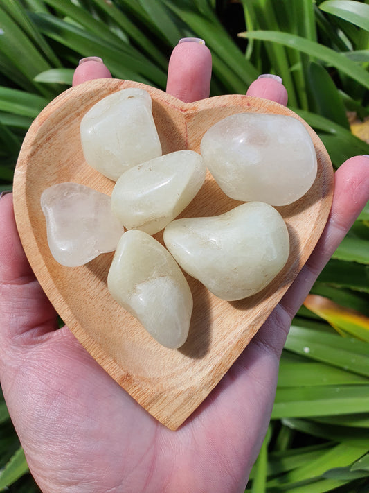 Sulphur Quartz Tumbled Stones