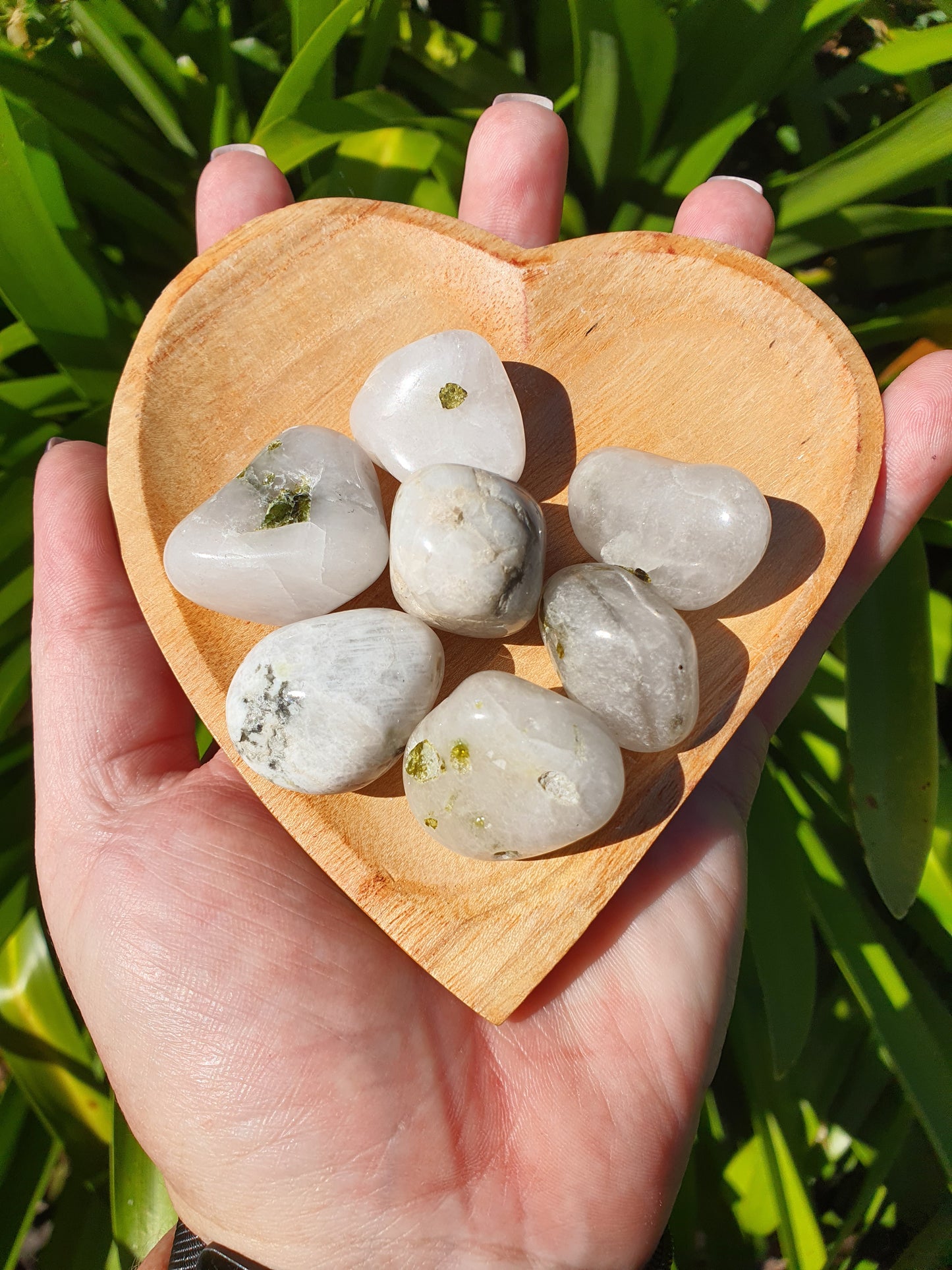 Green Tourmaline Tumbled Stones