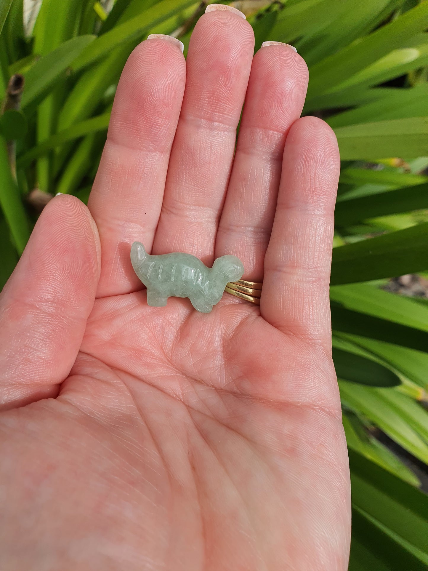 Green Aventurine Mini Dinosaur no2