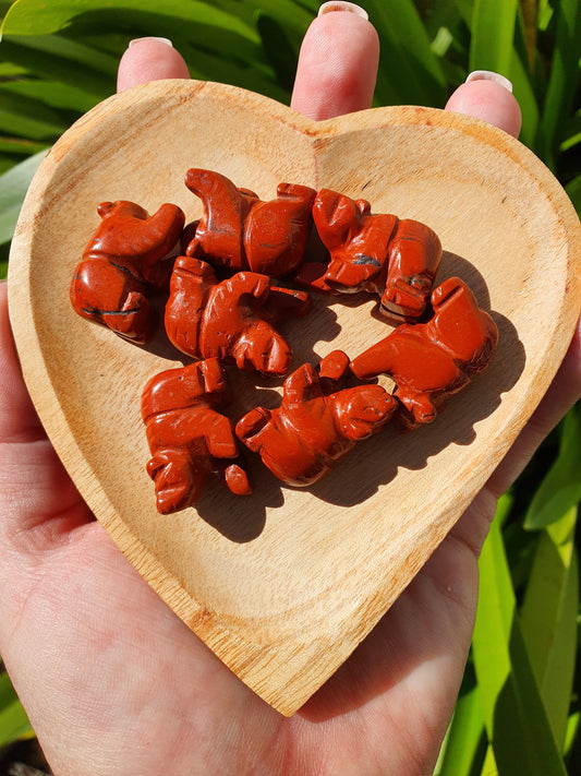 Red Jasper Mini Bear