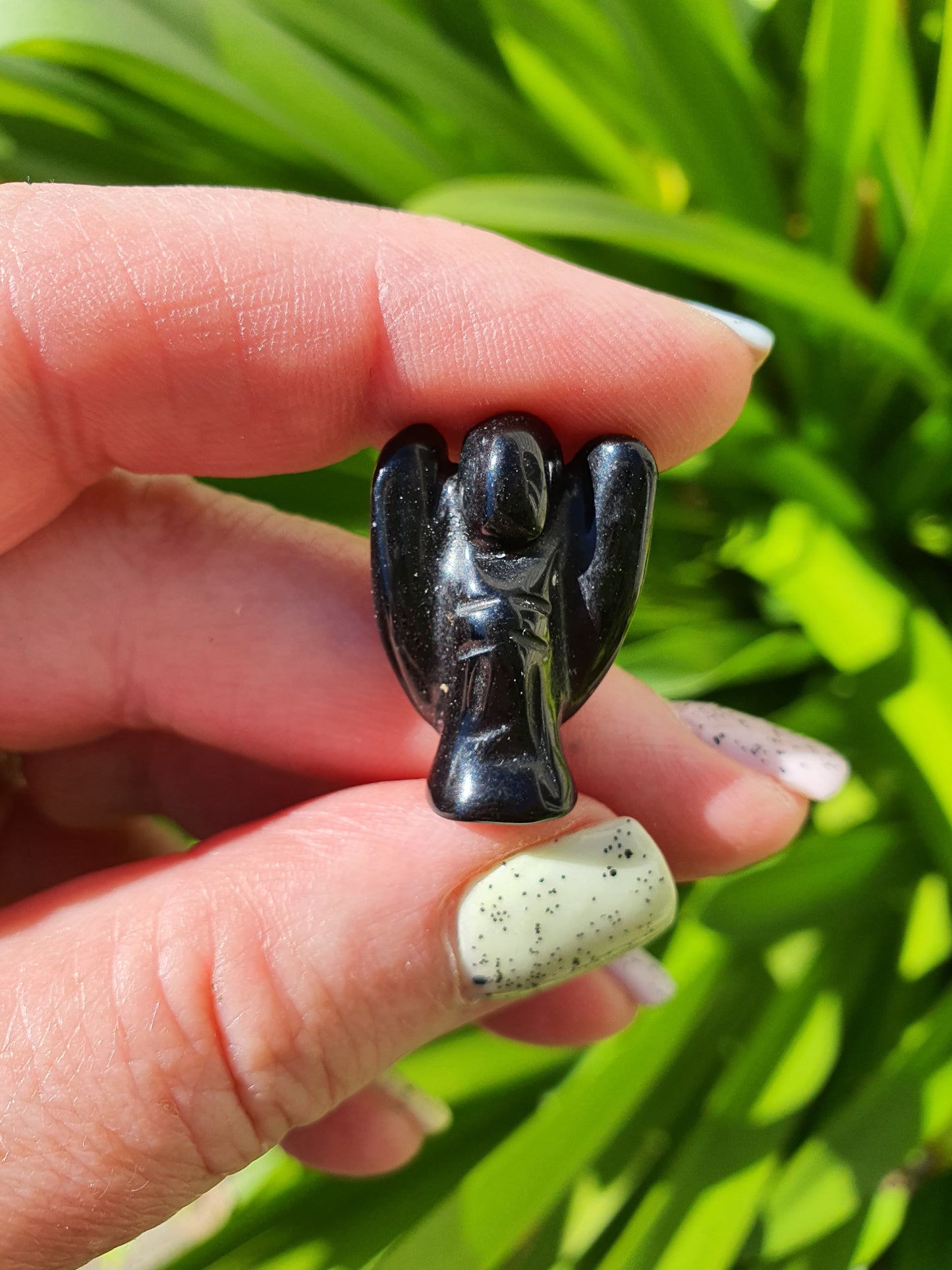 Black Obsidian Mini Angel