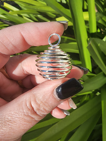 Spiral Cage Necklace