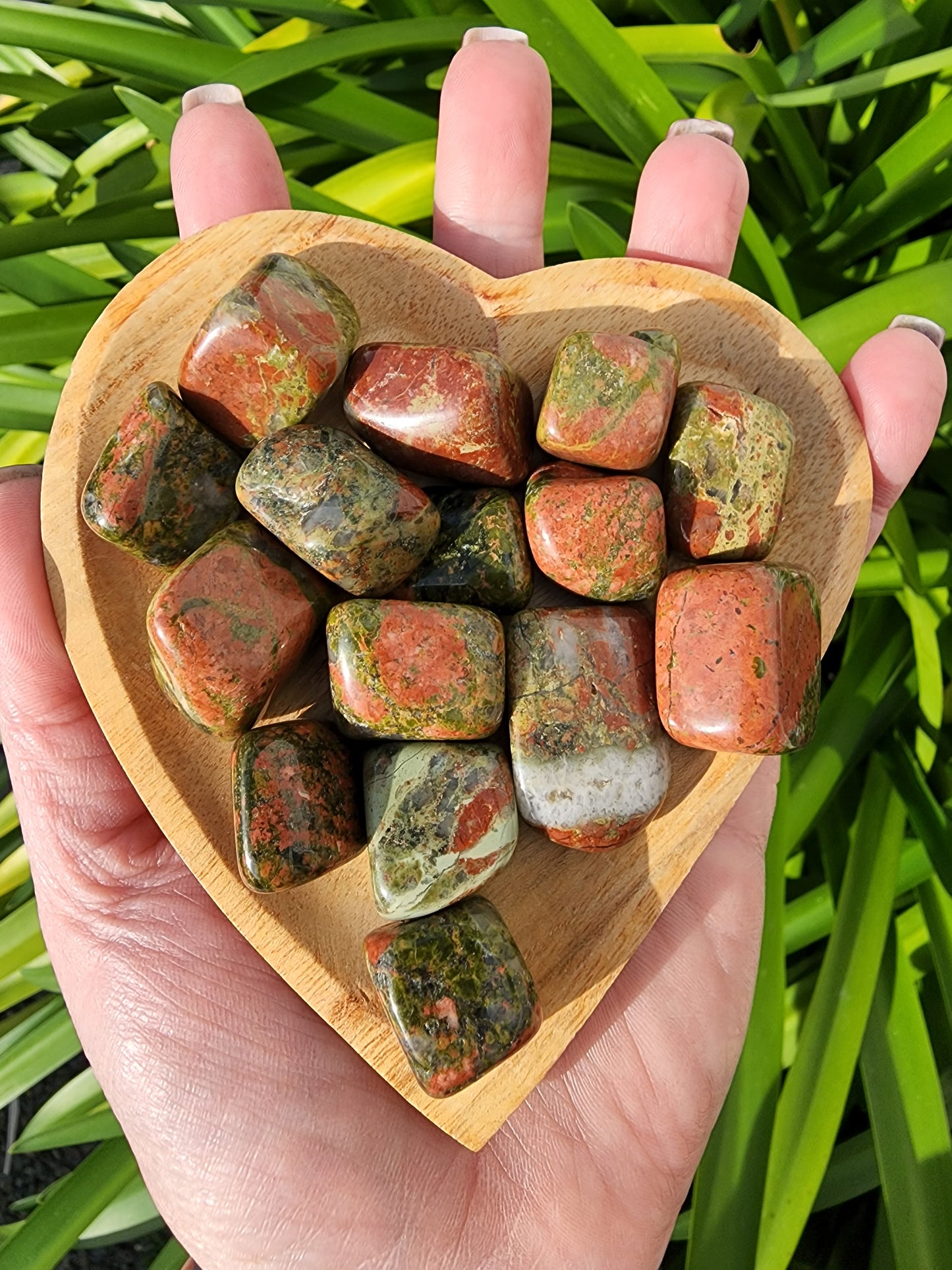 Unakite Tumbled Stone Small