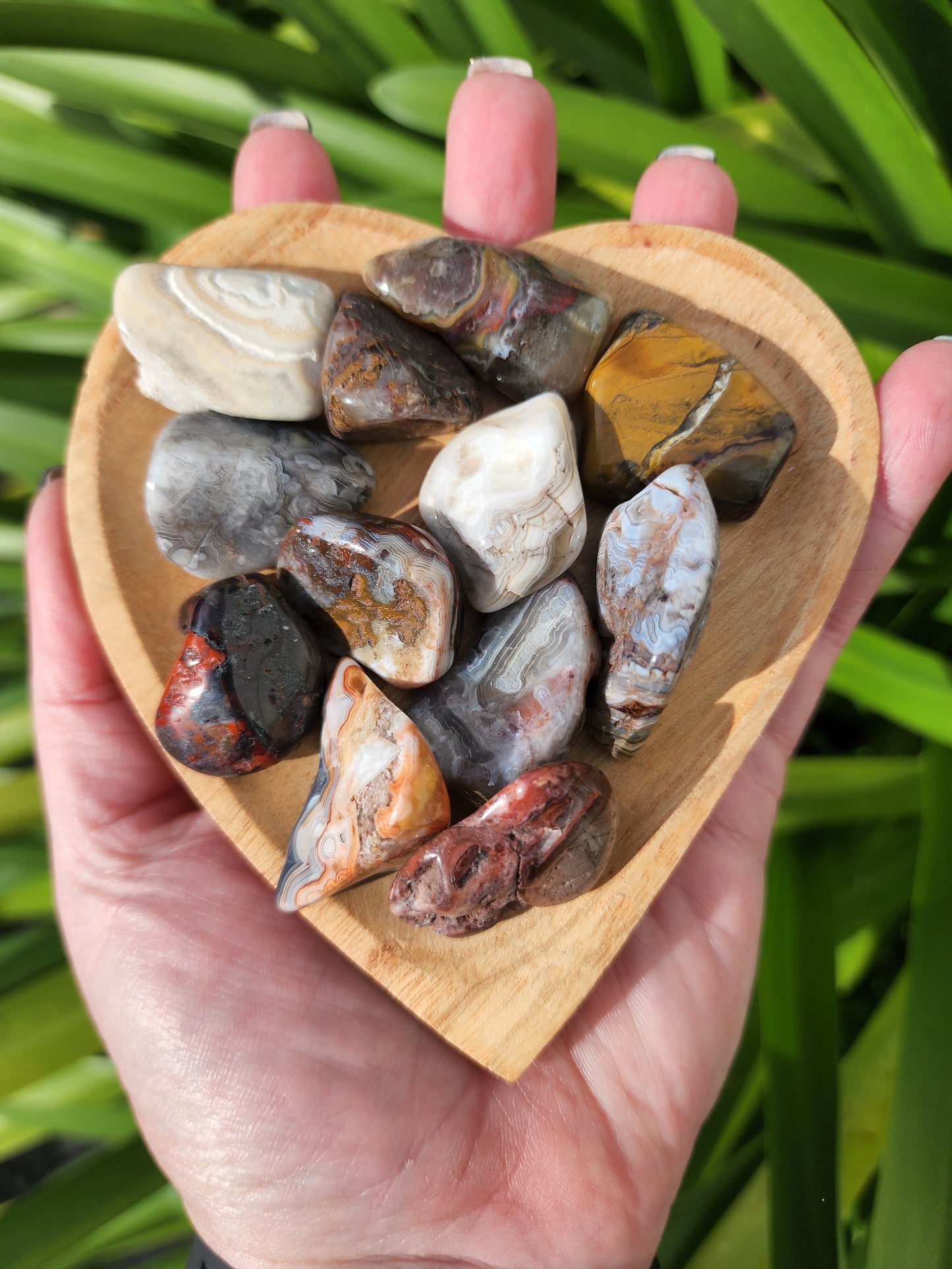 Crazy Lace Agate Tumbled Stone