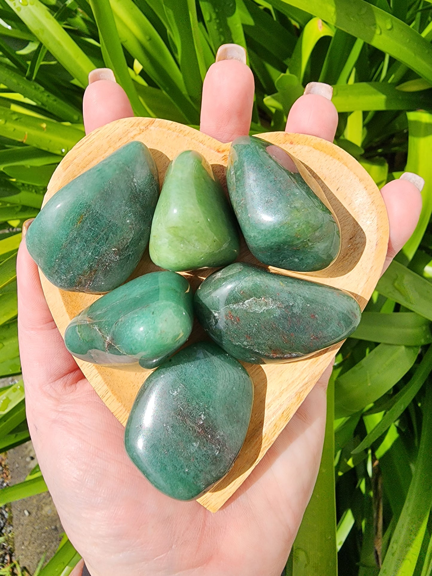 Green Aventurine Tumbled Stone Large