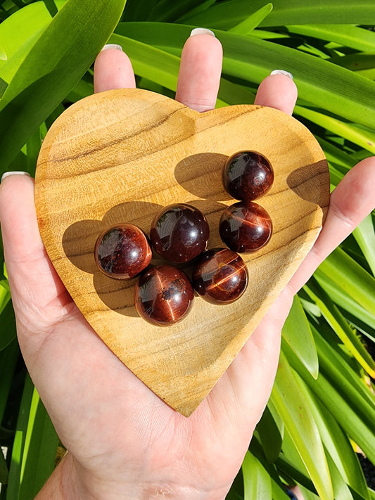 Red Tigers Eye Mini Sphere