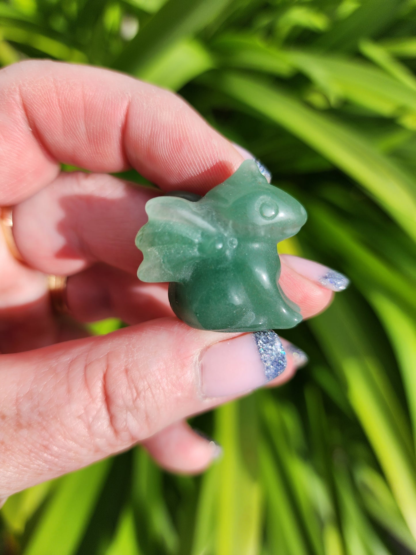 Green Aventurine Mini Unicorn