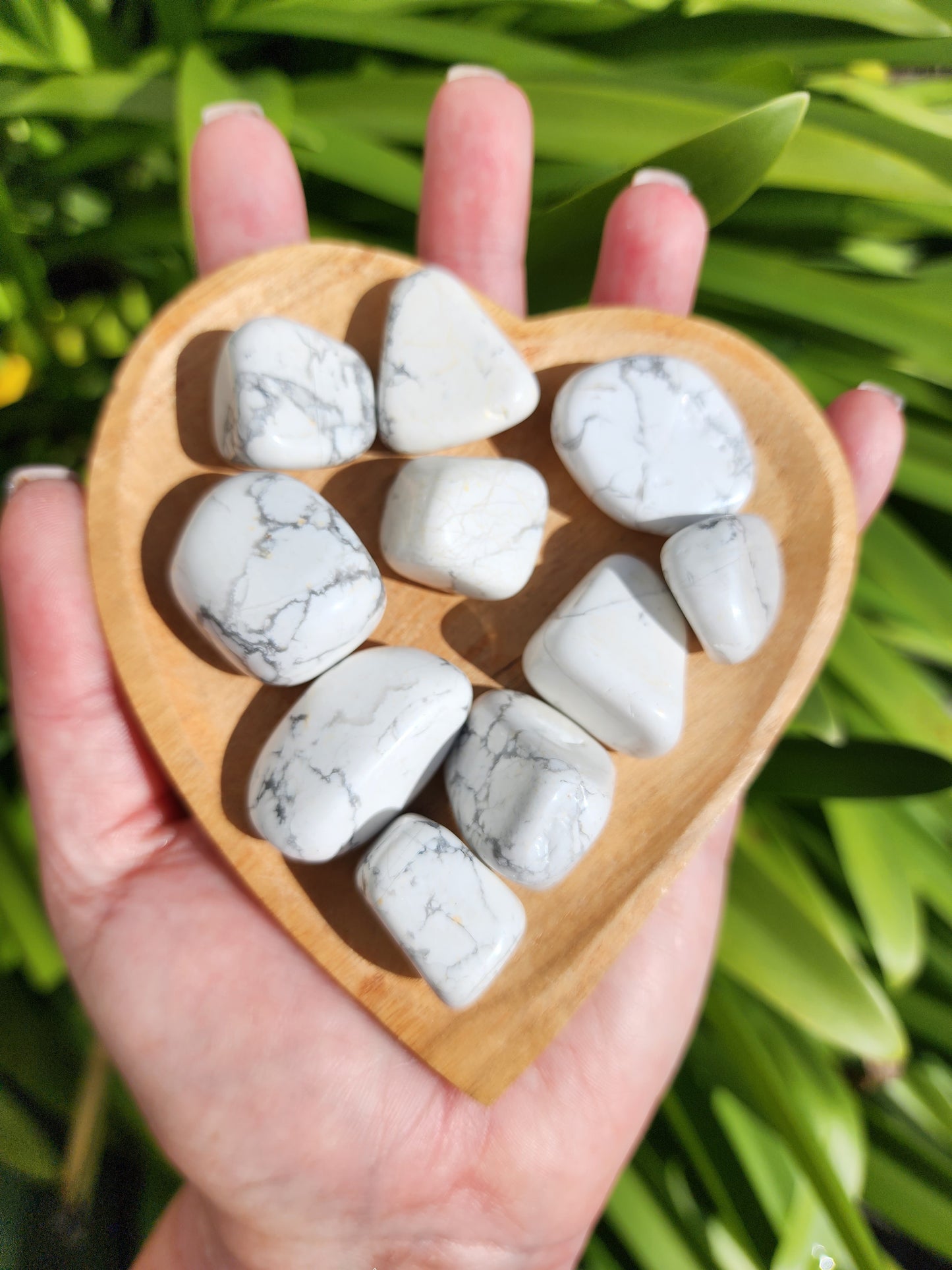 Howlite Tumbled Stones 10 Pack Valued at $30