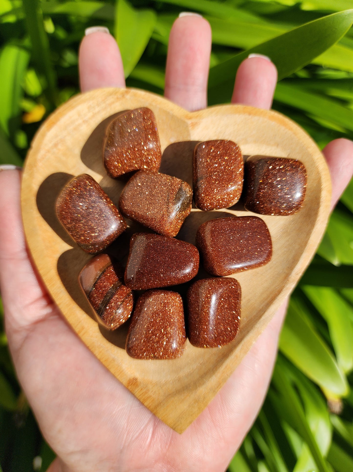 Goldstone Tumbled Stones 10 Pack Valued at $30