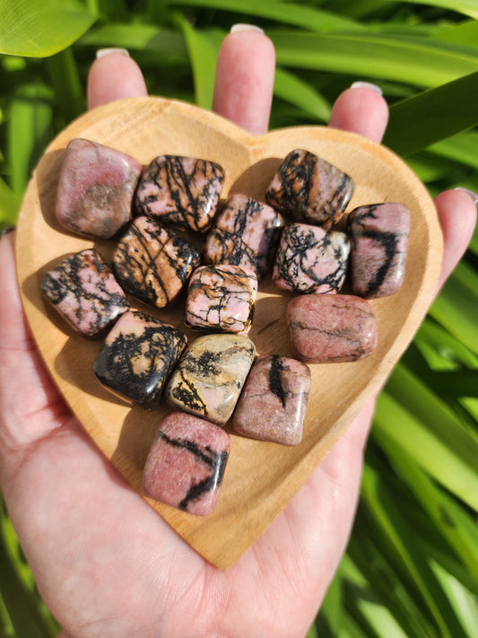 Rhodonite Tumbled Stone