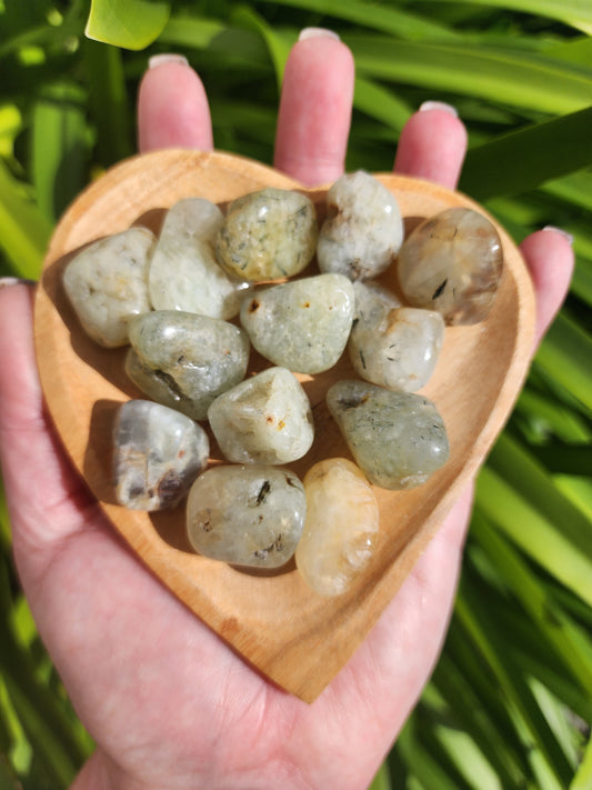 Prehnite Tumbled Stone