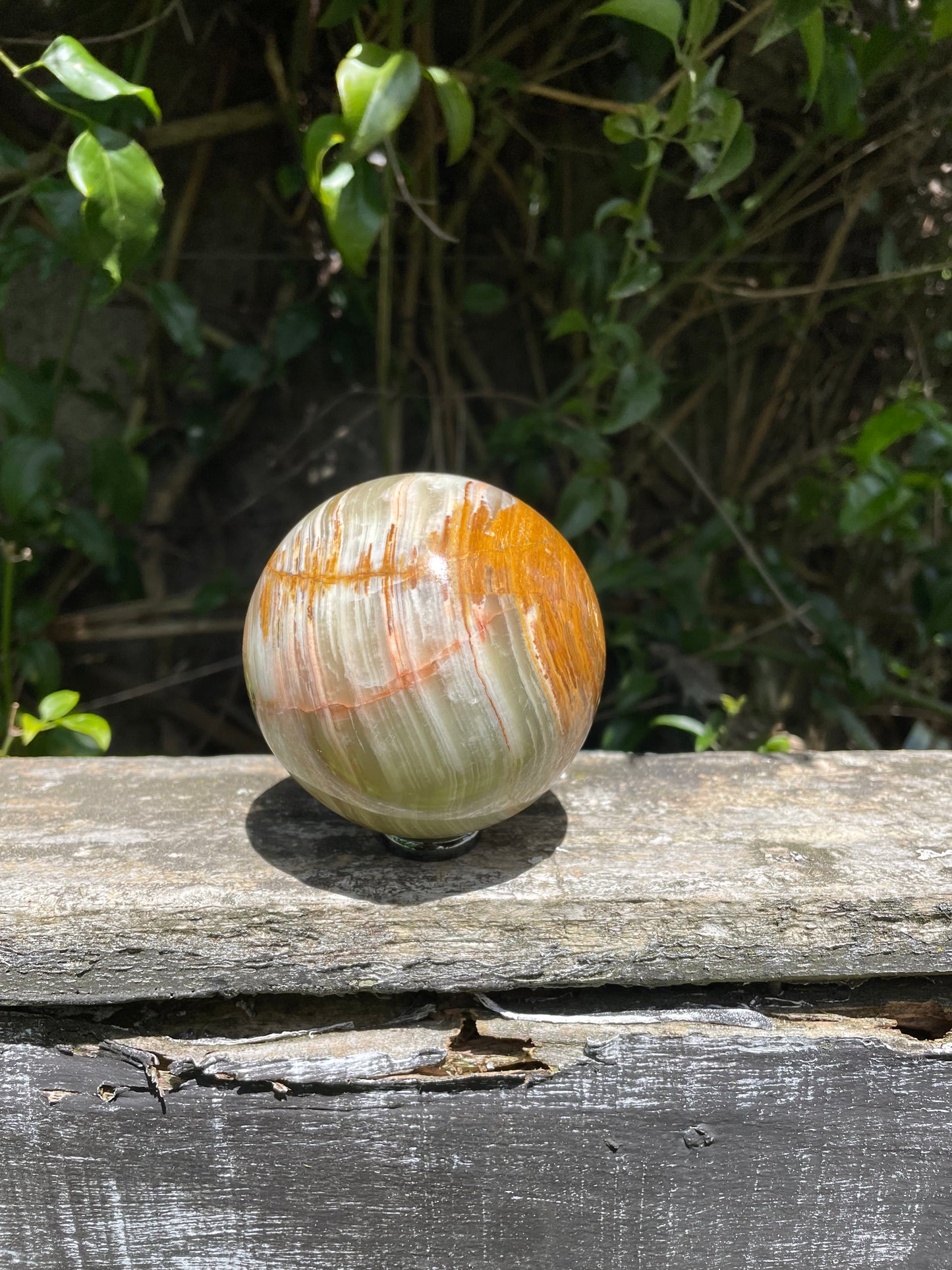 Banded Calcite Sphere Medium A